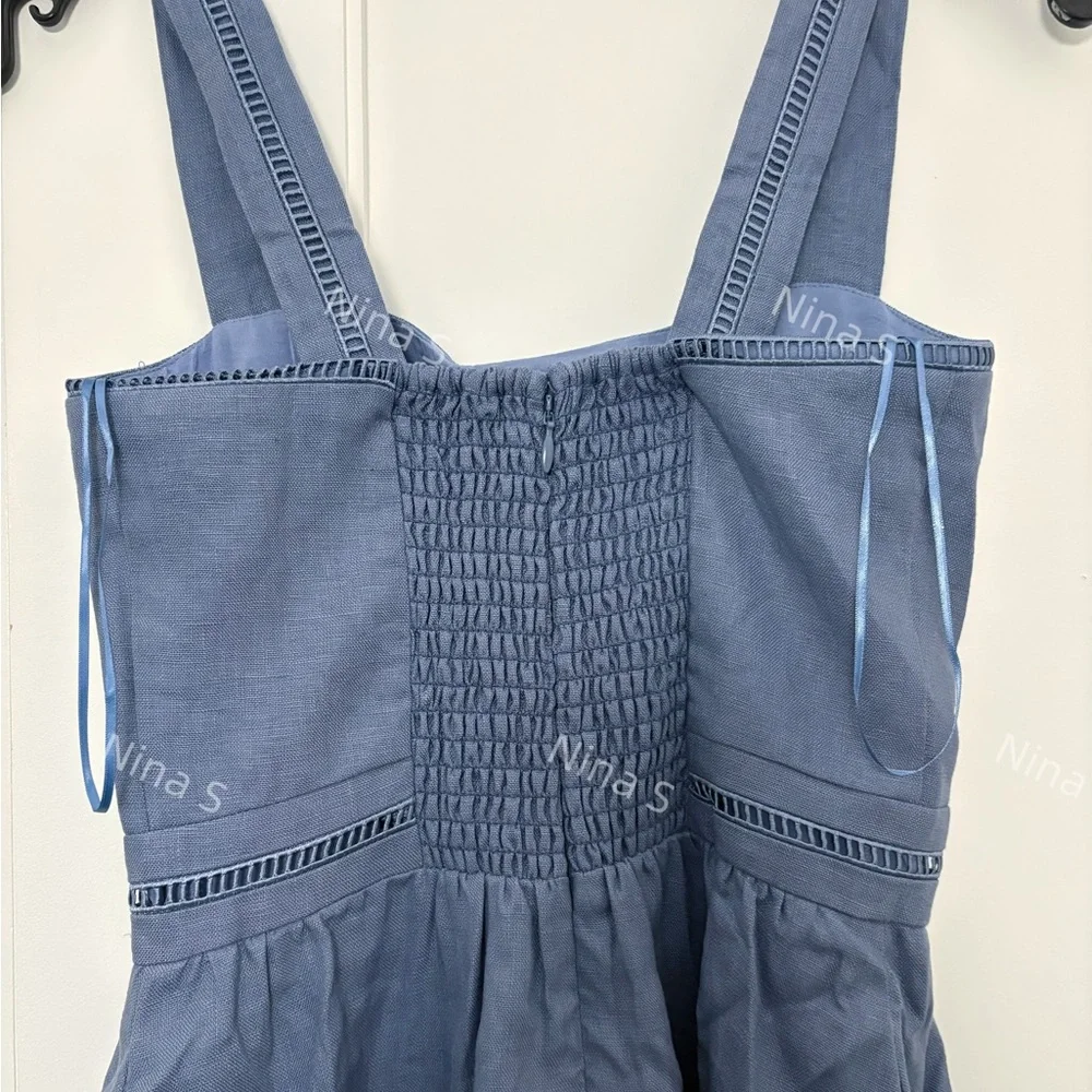 Reformation Blue Midi Dress - Picture 5 of 7